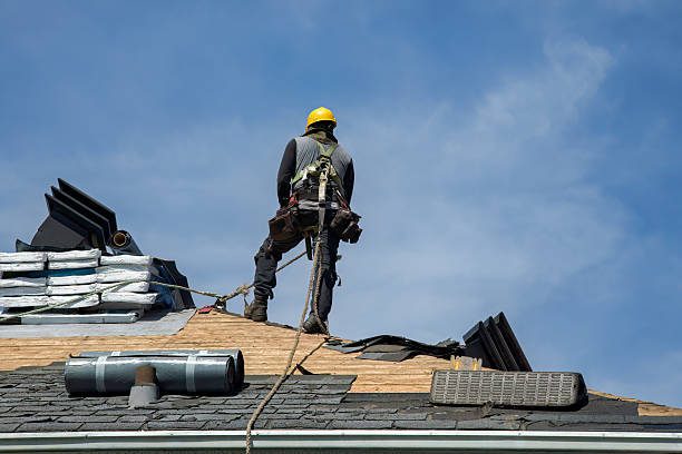 Professional Storm Damage Roof Repair technician working in Zion, PA